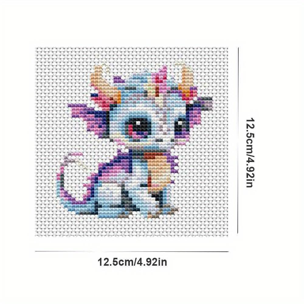 12Pcs Dragon Cross Stitch 11CT - Photography Geometry review and price