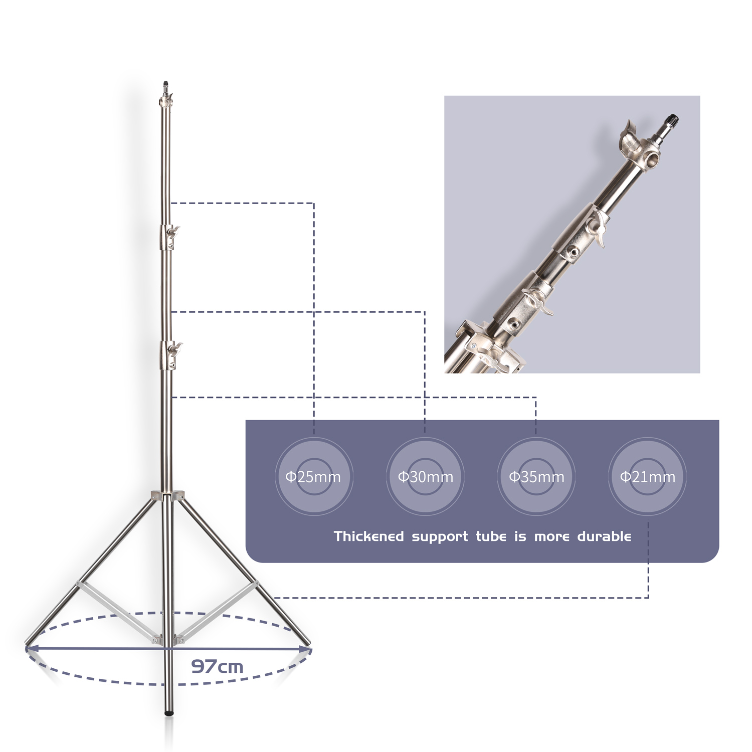 SH 2.8M Stainless Steel Light  - Photography Basics review and price