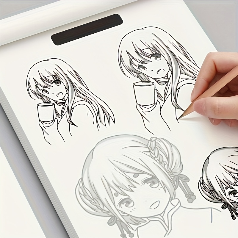 Anime Character Line Art Drawi - Photography Book review and price