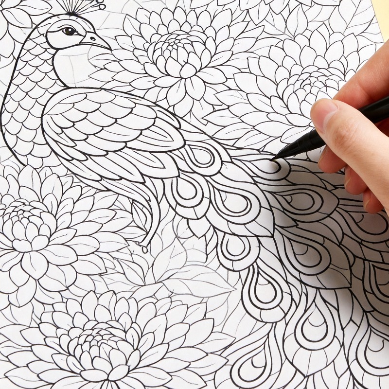 A Hand Drawn Coloring Book for - Photography Book review and price