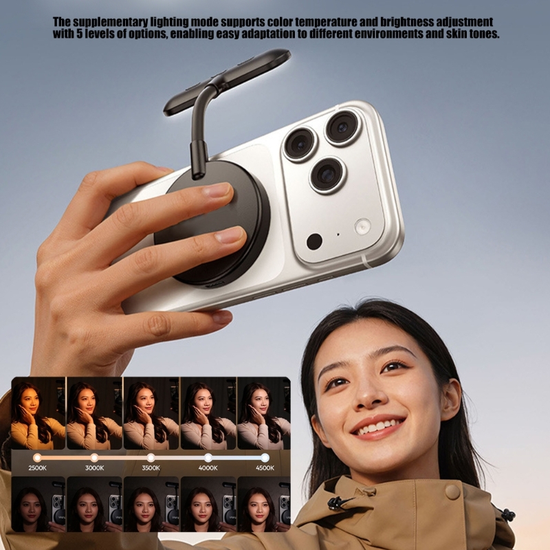 Portable ABS LED Phone Lamp Bo - Photography Book review and price