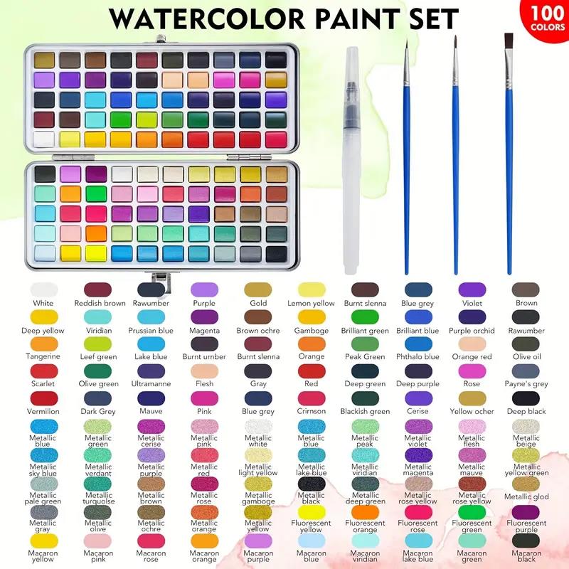 Watercolor Paint with Brushes, - Photography Design review and price