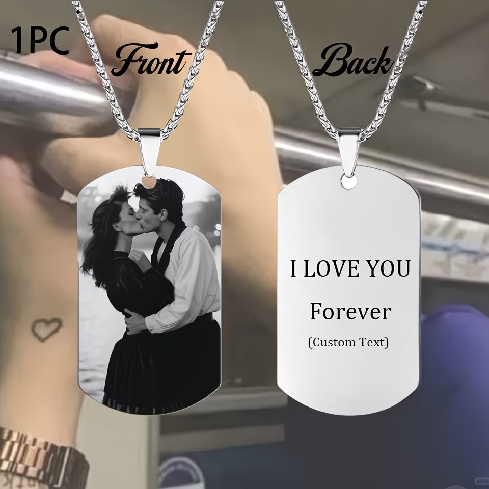 Custom Necklace with Engraved  - Photographic Memory review and price
