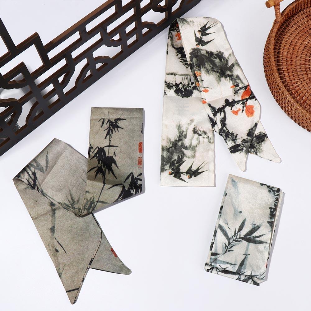 Elegant Long Ink Painting Silk - Photography Geometry review and price
