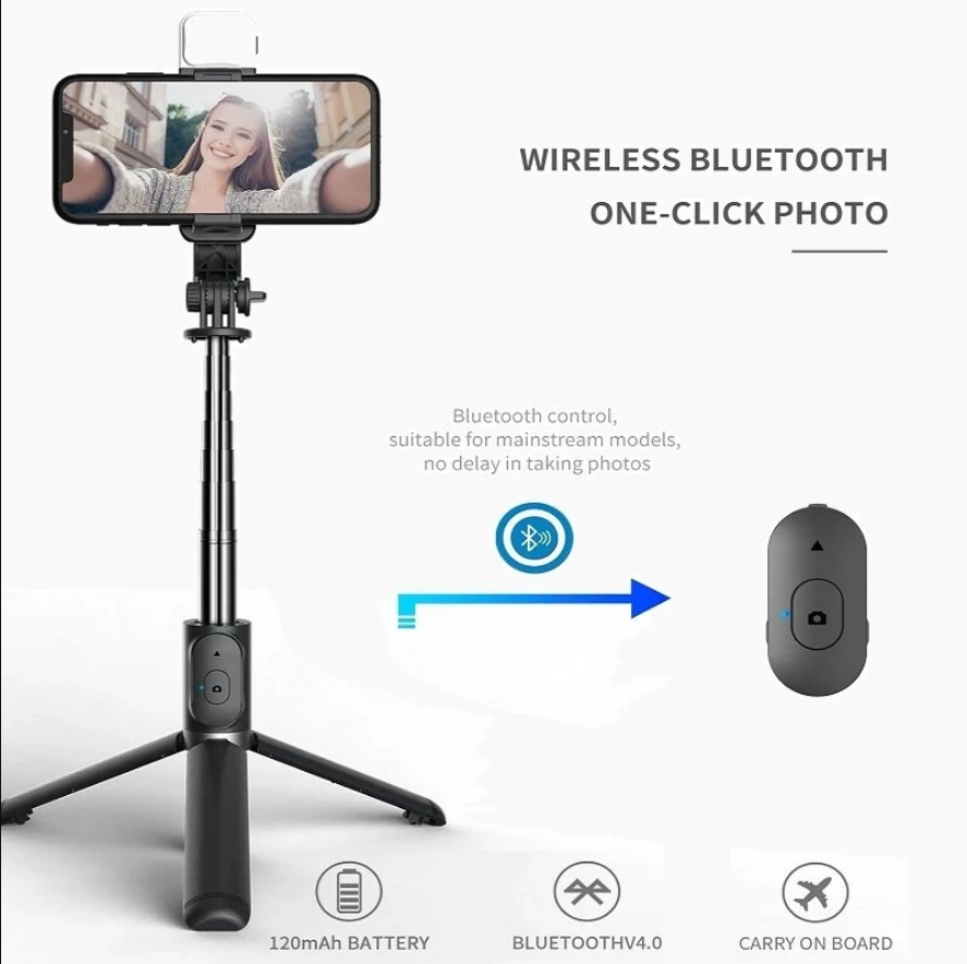 Phone Selfie Stick Tripod Blue - Photography Basics review and price