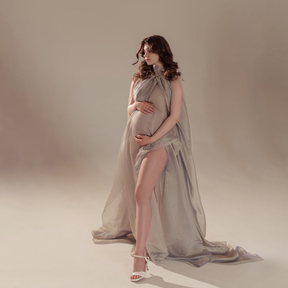 Elegant High Neck Maternity Ph - Photography Club review and price