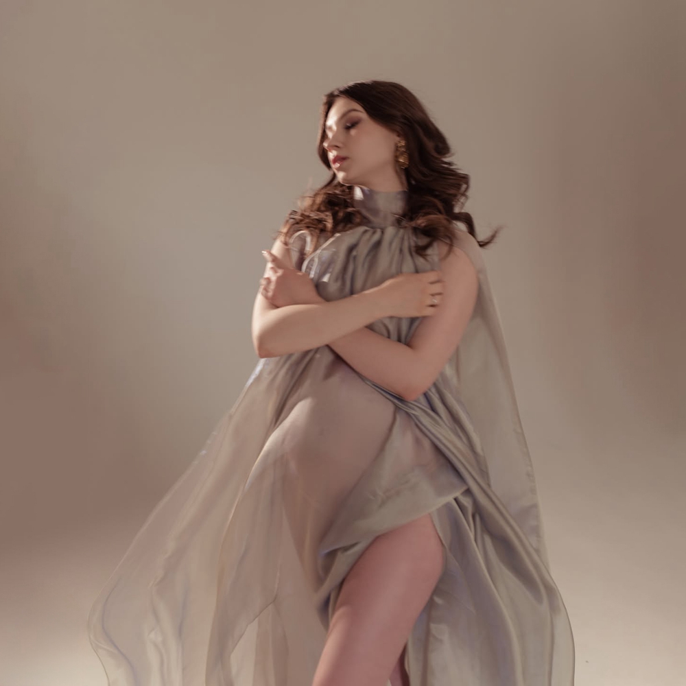 Elegant High Neck Maternity Ph - Photography Club review and price